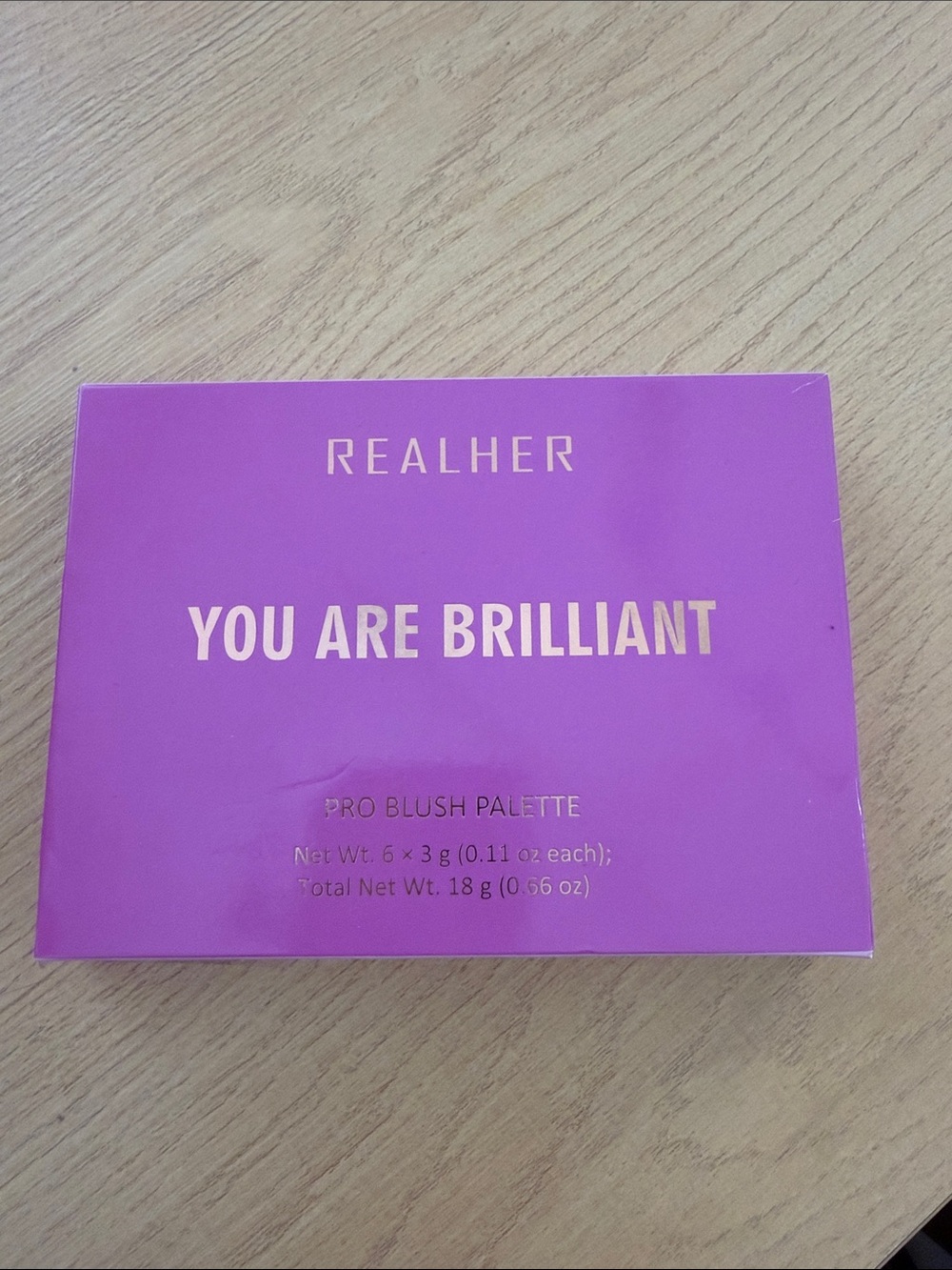 RealHer You Are Brilliant Blush Palette — Vibrant Purple